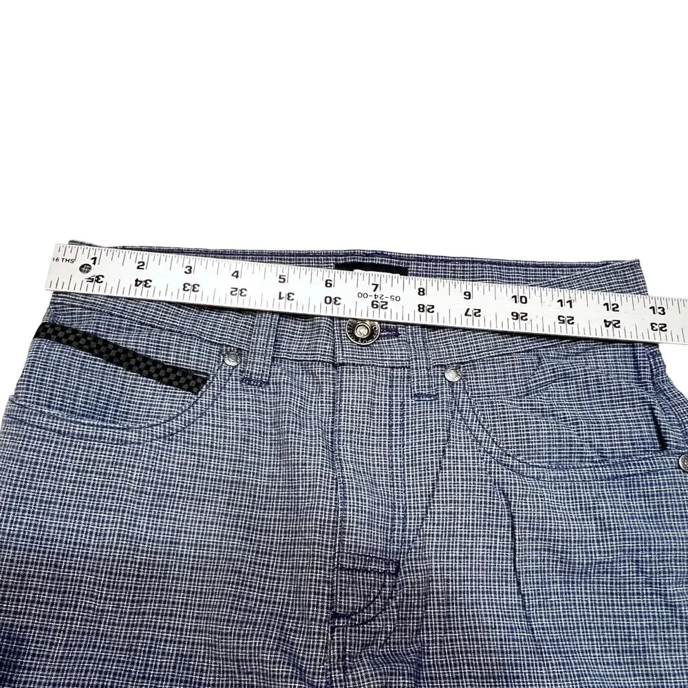 Vans Shorts Lot 2 Boys Kids Size 12 Black Grey Plaid Casual Skateboarding New